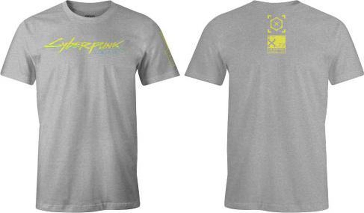 Cyberpunk 2077 - Logo Grey T-Shirt - XXL