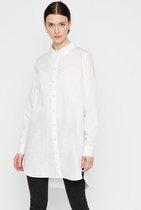 PIECES PCNOMA LS LONG SHIRT NOOS BC Dames Blouse - Maat M