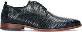Rehab - Heren -  Greg snake donkergroene veterschoenen - Maat 44