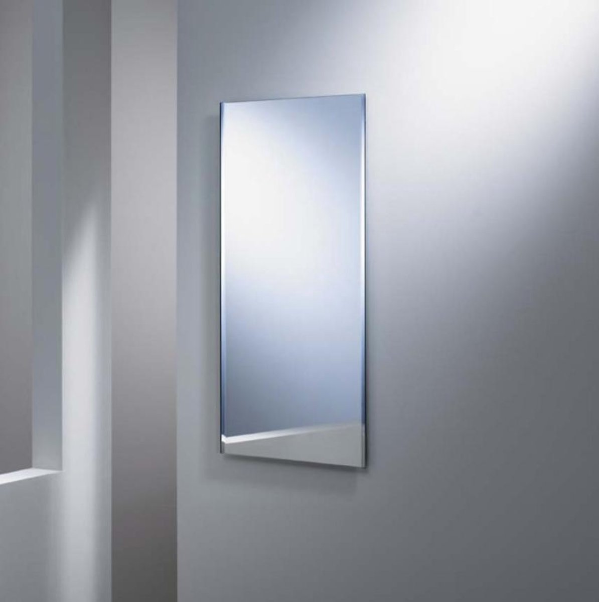 Blue Rome wandspiegel met facetrand helder glas 80x40cm