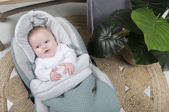 Baby's Only Voetenzak autostoel 0+ Flavor - Oker - Geschikt voor drie- en vijfpuntsgordel — afbeelding 4