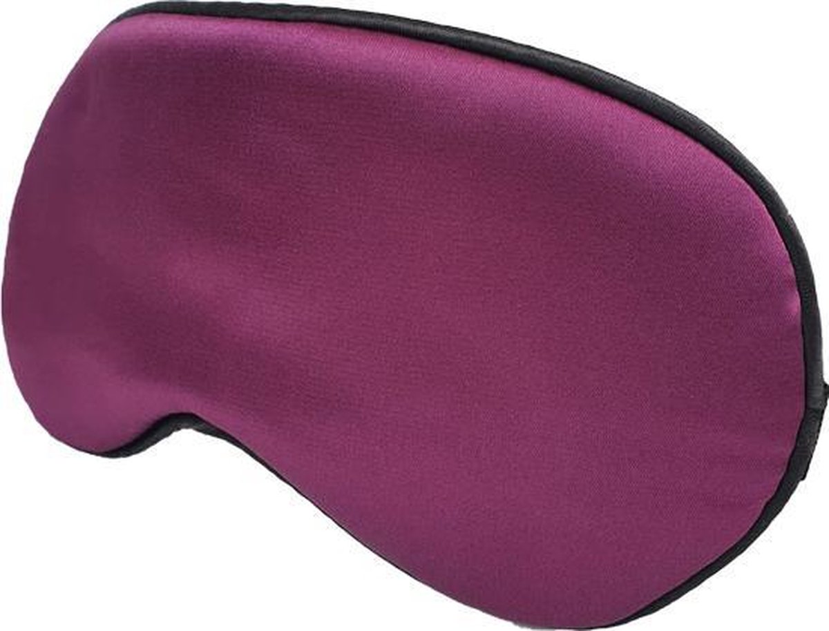 Slaapmaskers Extra Zacht Satijn – 2 Stuks – Zwart & Paars - Thuis - Slaapmasker - Verduisterend - Onderweg - Vliegtuig - Festival - Slaapcomfort - oDaani — afbeelding 7