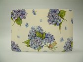 Placemat hortensia, 4 stuks