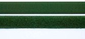 gekleurd klittenband donkergroen - 8000 groen - innaaibaar of inlijmbaar - 0,5 m x 2 cm - klitteband