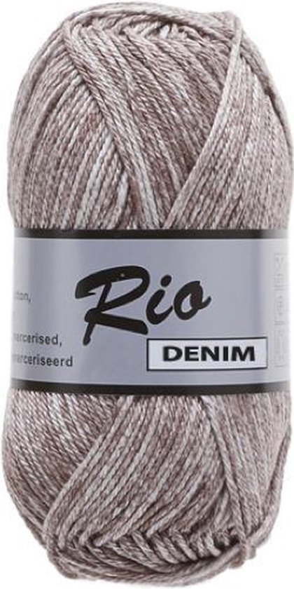 Inzichtelijk stikstof Won Lammy yarns - jeans katoen garen - Rio denim bruin (654) - pendikte 3 a  3,5mm - 5 bollen | bol.com