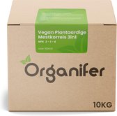 Vegan Plantaardige Meststof 3in1 (10Kg - Voor 100m2) Universele Organische Mestkorrels - Organifer