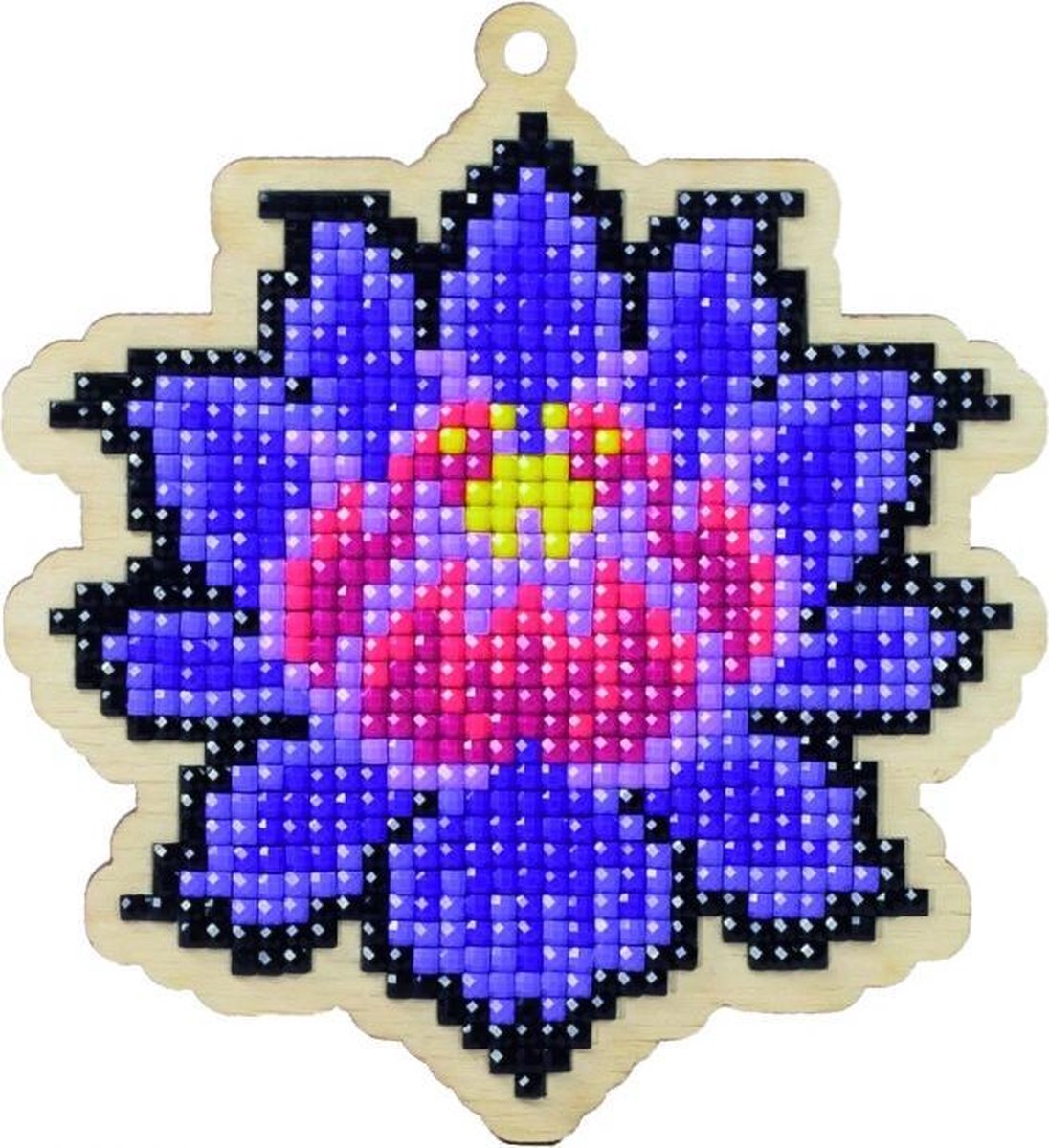 Diamond Painting Wizardi Wood Charm Magical Lotus