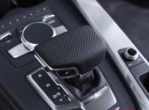 Zwart leder geperforeerd sport pook versnellingspook s-tronic automaat kap geschikt voor Audi A4 S4 A5 S5 SQ5 Q5 SQ7 Q7 Luxe Lederen Gear Shifter  4M1 713 139F