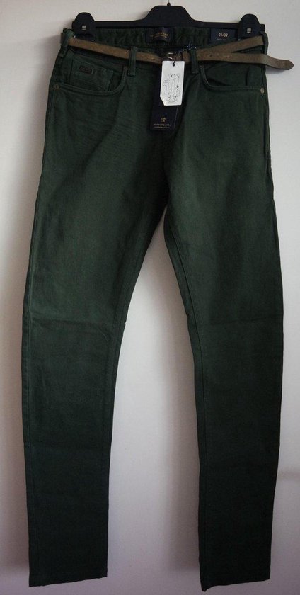 Pantalon Super Slim Fit Scotch & Soda - Vert - Taille 33 L34