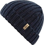 Speckle Muts Blauw - Blauwe Beanie - Wakefield Headwear - Mutsen