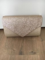 Handtas - Schoudertas - Clutch - Tas - Goud - Glitter