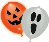 LED Ballonnen Halloween Face 30cm – 5 stuks