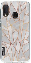Casetastic Samsung Galaxy A20e (2019) Hoesje - Softcover Hoesje met Design - Shattered Concrete Print