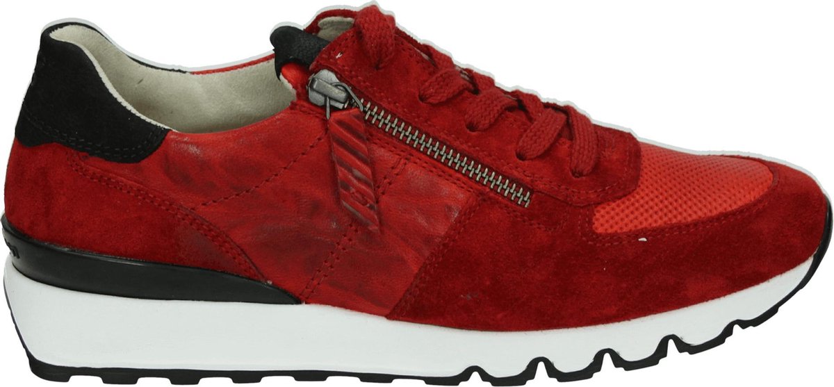Paul Green 4965 Volwassenen Lage sneakers Kleur: Rood Maat: 40.5 - Schoenen .nl
