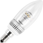 SPL LED kaars lamp (helder) - 3W / Lichtkleur 2500K (extra warm wit)