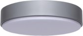 LED Plafondlamp - Aigi Santi - Opbouw Rond 20W - Helder/Koud Wit 6500K - Mat Grijs - Aluminium - BES LED
