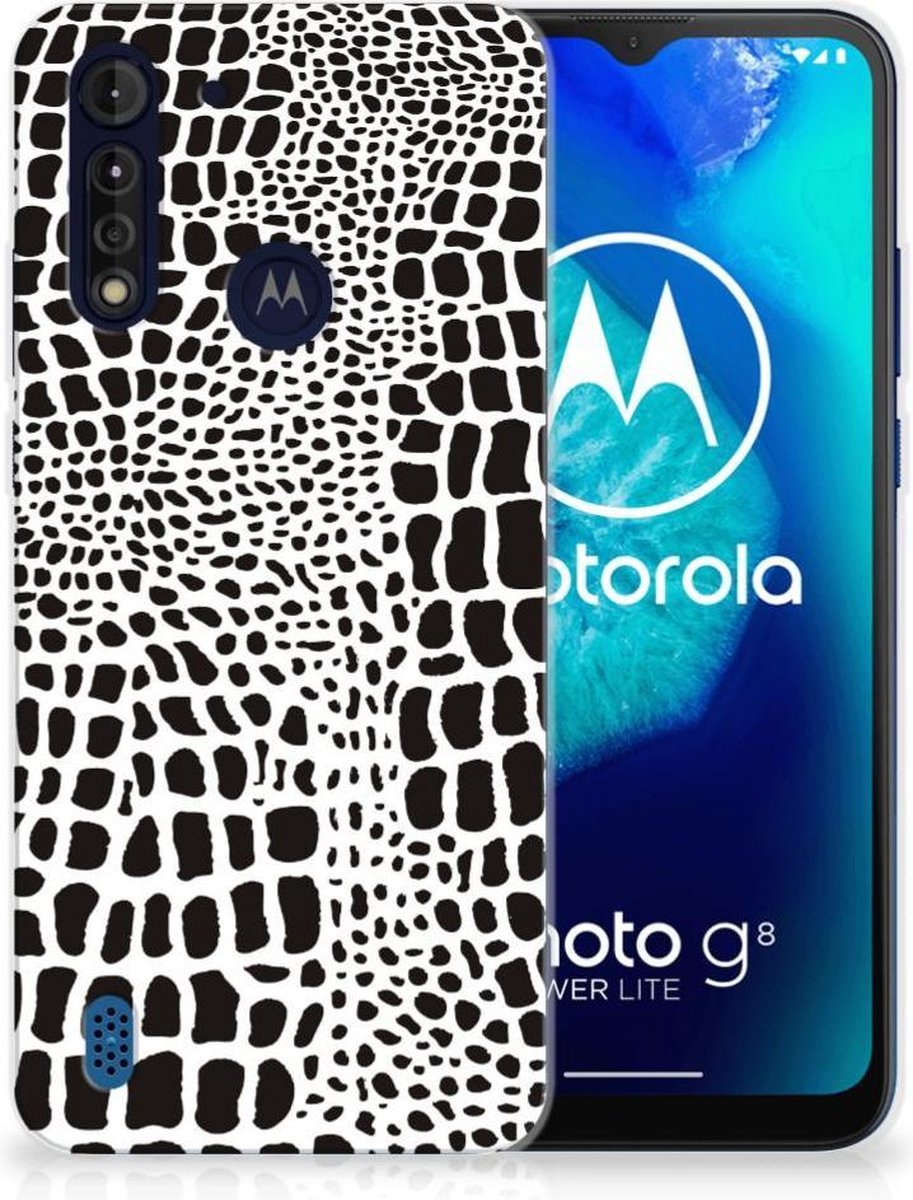 Motorola Moto G8 Power Lite TPU Hoesje Slangenprint