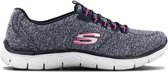 Skechers Empire - Heart to Heart - Relaxed Fit - Dames Sneakers Sport Casual Schoenen Navy Roze 12404-NVHP - Maat EU 40 UK 7