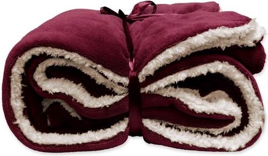 Unique Living Lars - Fleece - Plaid - 150x200 cm - Tawny Port