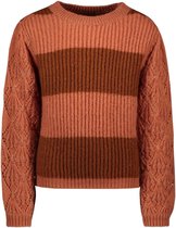 Like Flo Meisjes sweaters Like Flo Flo girls knitted ajour sweater Blush 104