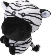 Duvo+ Pluche zebra mini Zwart/wit 11x11,5x9cm