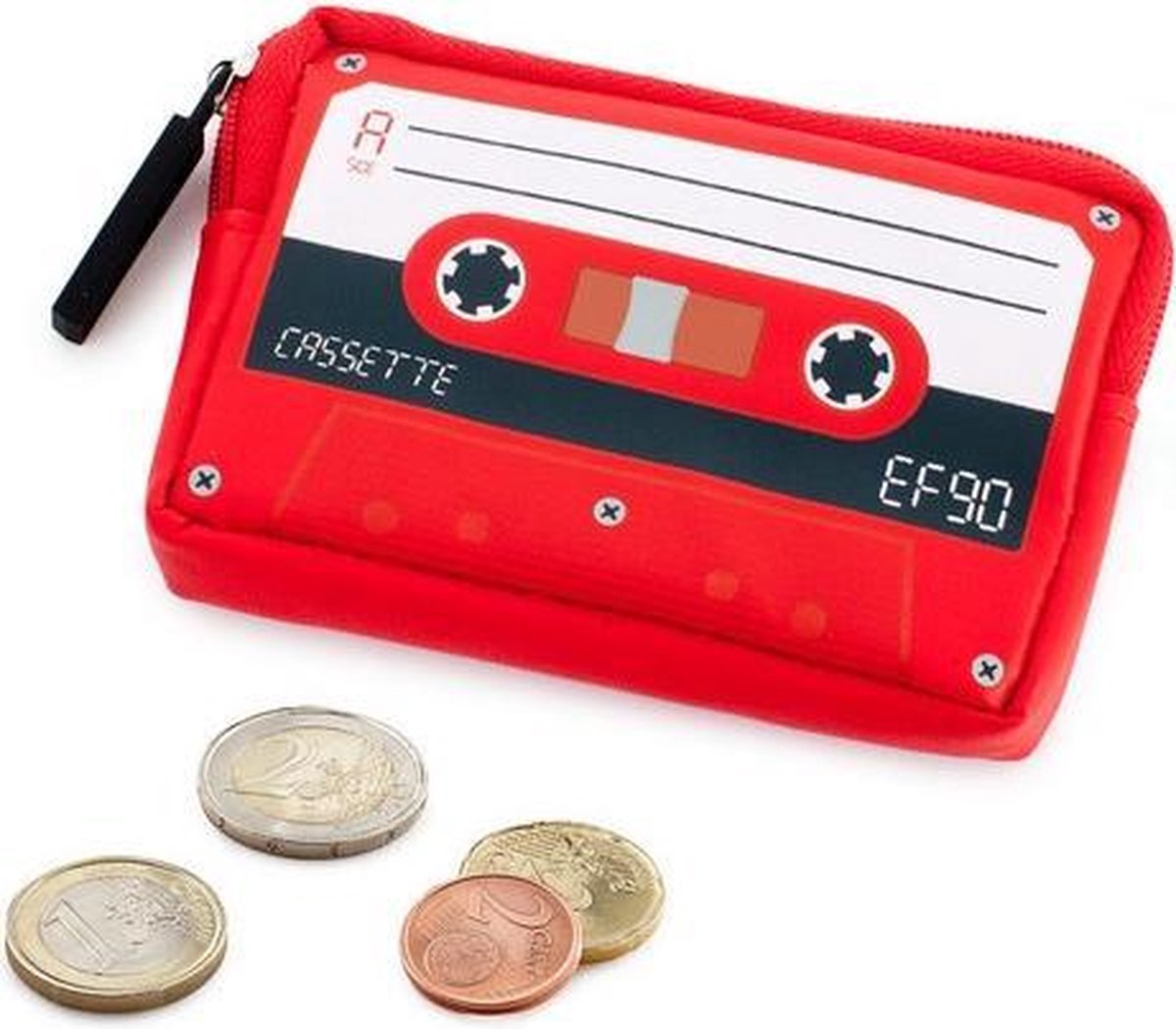 Balvi Wallet Cassette 7 x 10 Cm PVC Rouge | bol.com