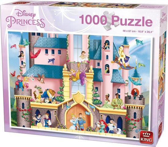 historisch reparatie Samengesteld King Legpuzzel Disney Princess Magical Palace 1000 Stukjes | bol.com