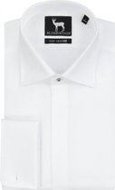 GENTS | Blumfontain Overhemd Heren Volwassenen kentkraag glad Maat XL 43/44
