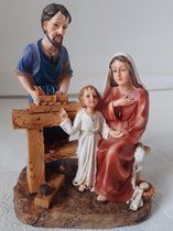 Kerstbeeldjes Josef,Maria en kindje Jezus beeld  17 x 13 x 9 cm