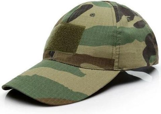 Baseball cap heren - Pet heren - Army - Camouflage - Groen | bol.com