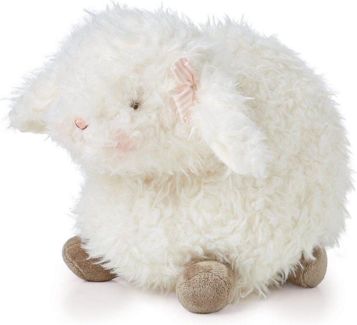 Bunnies By The Bay Baa-bs het Schaap Knuffel - Knuffeldier - Geborduurde details - Polyester - 30 cm - Wit