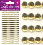 Oaktree - Stickers Diamantjes Goud (per vel) 4mm