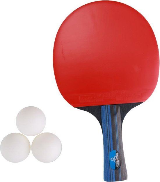 Tafeltennisracket - Pingpong Tafeltennisset 2 + 3 ballen | bol.com