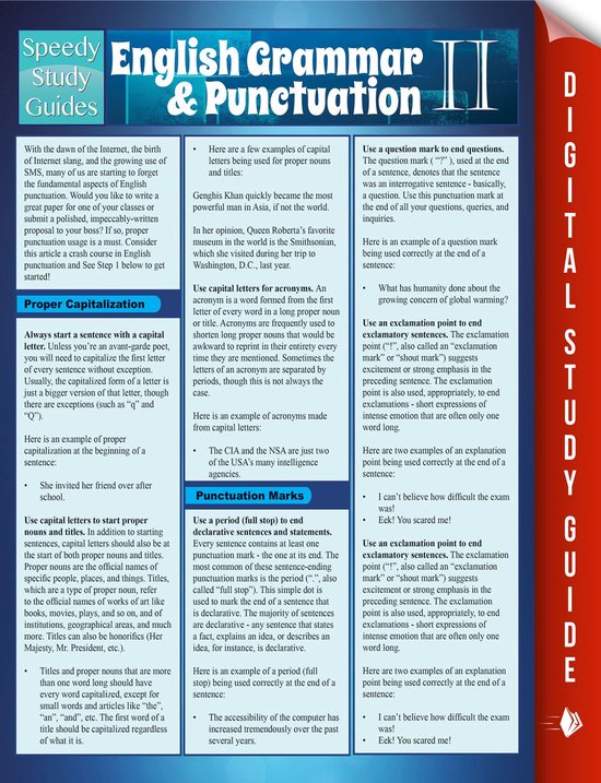 English Grammar & Punctuation II - cover