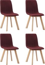 Eetkamerstoelen set 4 stuks  (Incl LW anti kras viltjes) - Eetkamer stoelen - Extra stoelen voor huiskamer - Dineerstoelen – Tafelstoelen