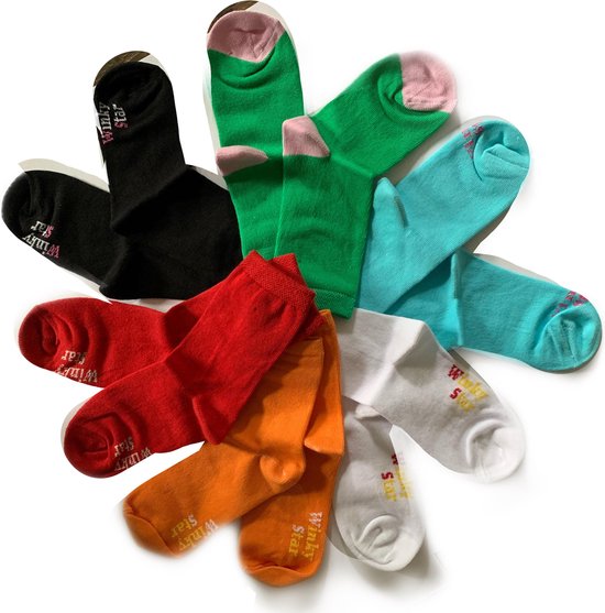 Chaussettes pour filles Solid Mix Multipack Girls Taille 26-28