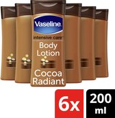 Vaseline Cocoa Bodylotion - 6 x 200 ml
