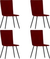 Eetkamerstoelen set 4 stuks  (Incl LW anti kras viltjes) - Eetkamer stoelen - Extra stoelen voor huiskamer - Dineerstoelen – Tafelstoelen