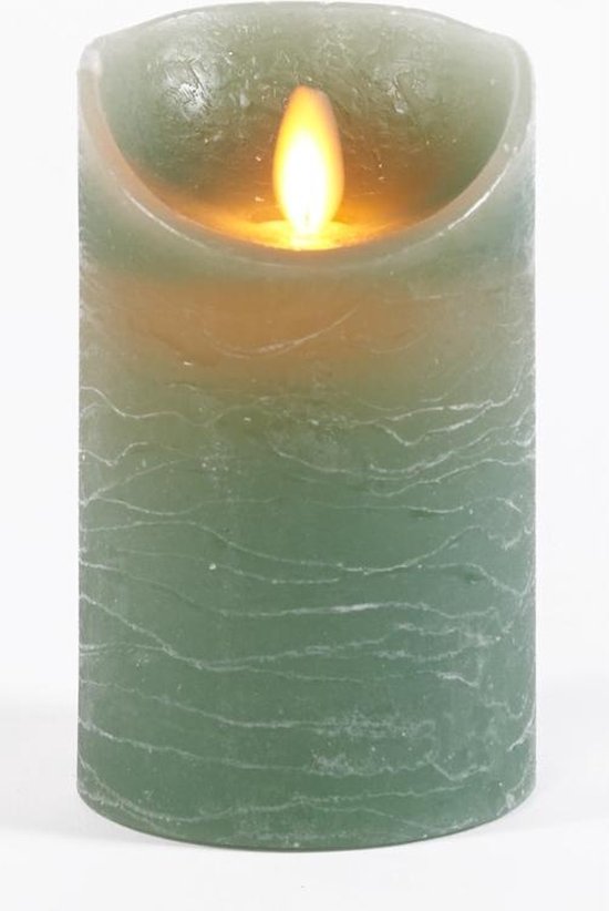 1x Jade groene LED kaarsen / stompkaarsen 12,5 cm - Luxe kaarsen op  batterijen met... | bol.com