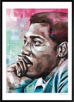 Poster - Otis Redding - 71 X 51 Cm - Multicolor