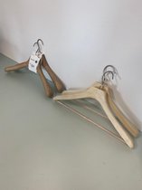 Houten kledinghangers van topkwaliteit - set van 4 stuks (divers)