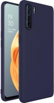 IMAK UC-1 Series Oppo A91 Hoesje Matte TPU Blauw