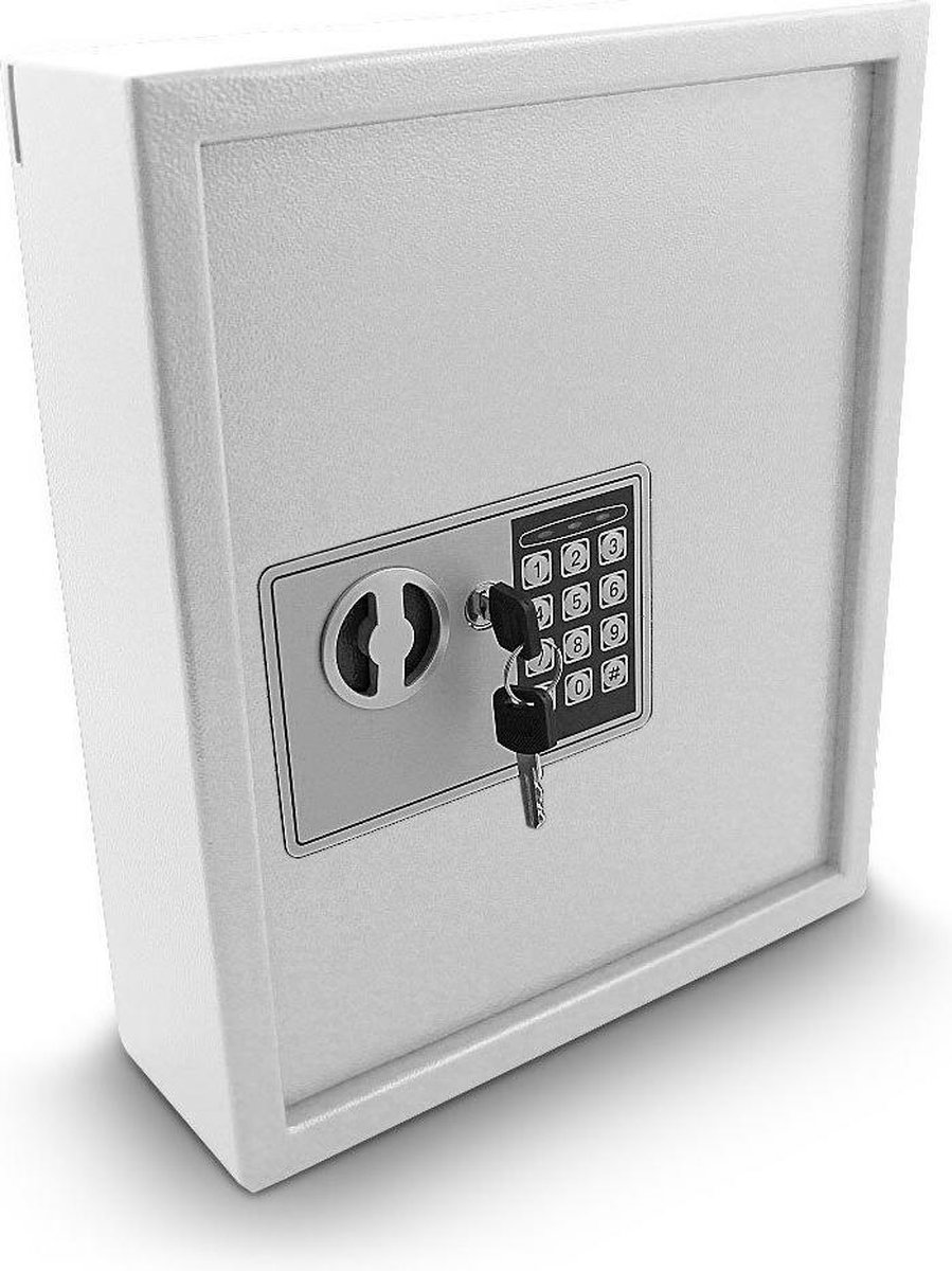 Elektronische sleutelkluis - 48 sleutelhaken - Lichtgrijs