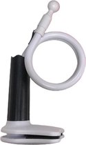 360gr. Flexible Arm iPad / iPhone Stand houder - wit met zwarte voetstuk