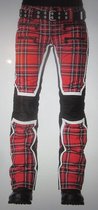 SOS Sportswear of Sweden ski broek WS JACKY PANT Racing Red Tartan