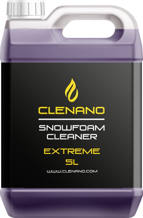 Snowfoam Extreme Foam Cleaner 5L - Pro Nano - Nettoyage sans contact pour ao  Voiture - Truck - Machine - Clenano
