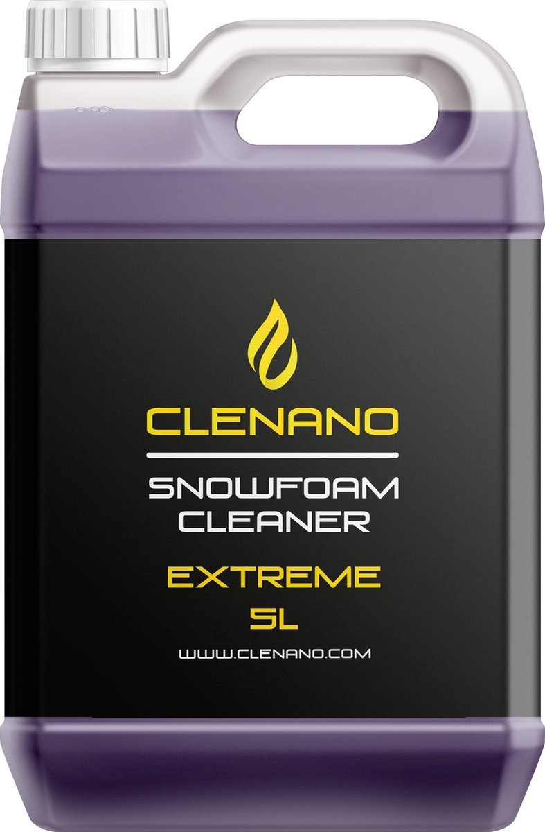 Snowfoam Extreme Schuim Reiniger 5L - Contactloze Nano reiniging voor o.a. Auto - Truck - Machine - Clenano