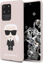 Roze hoesje van Karl Lagerfeld - Backcover - iPhone 7-8 iPhone SE2 2020 - Full Body Iconic