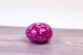 Mini urnen Stone Roze 9 cm Mondgeblazen Glas Knuffelkei
