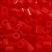 Perles à repasser, dim.5x5 mm, diamètre intérieur 2,5 mm, rouge clair (19), moyen, 6000 pièces